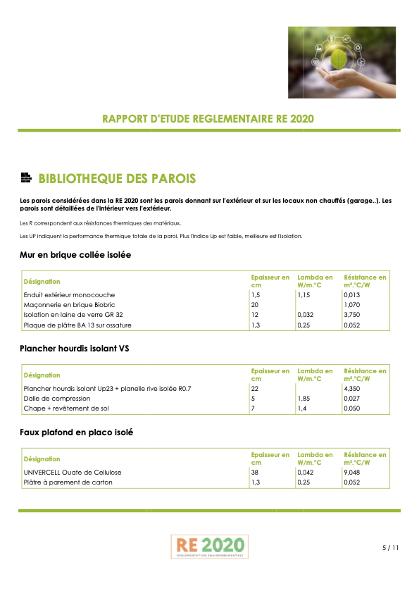 Isolation Mur RE 2020