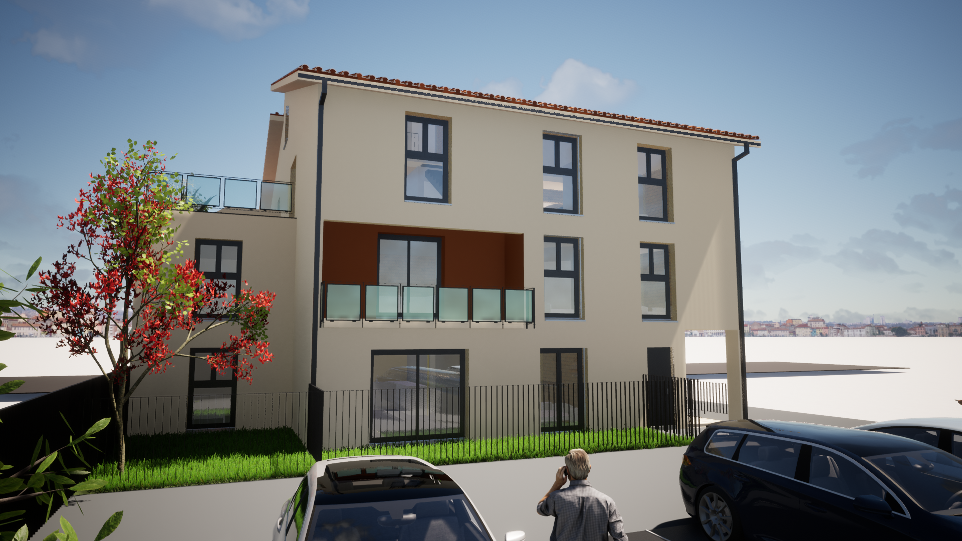Visuel 3D Projet Immeuble